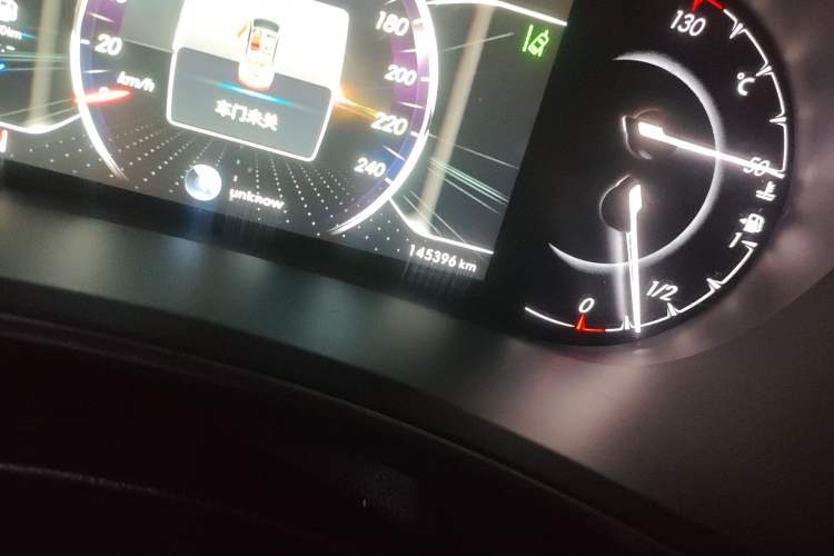 Used BAIC Senova D50 2018 1.5L CVT Prestige Intelligent Drive Edition Odometer Close Up