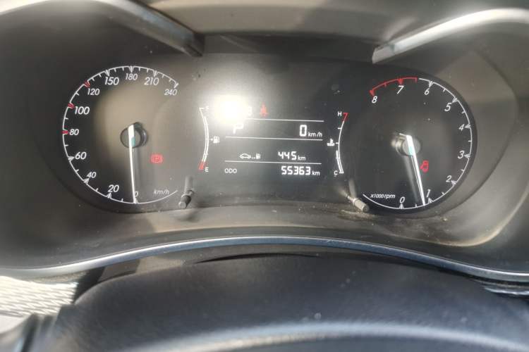 Used BAIC Senova D50 2018 1.5L CVT Luxury Intelligent Drive Edition Odometer Close Up
