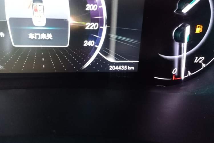 Used BAIC Senova D50 2018 1.5L CVT Prestige Intelligent Drive Edition Odometer Close Up