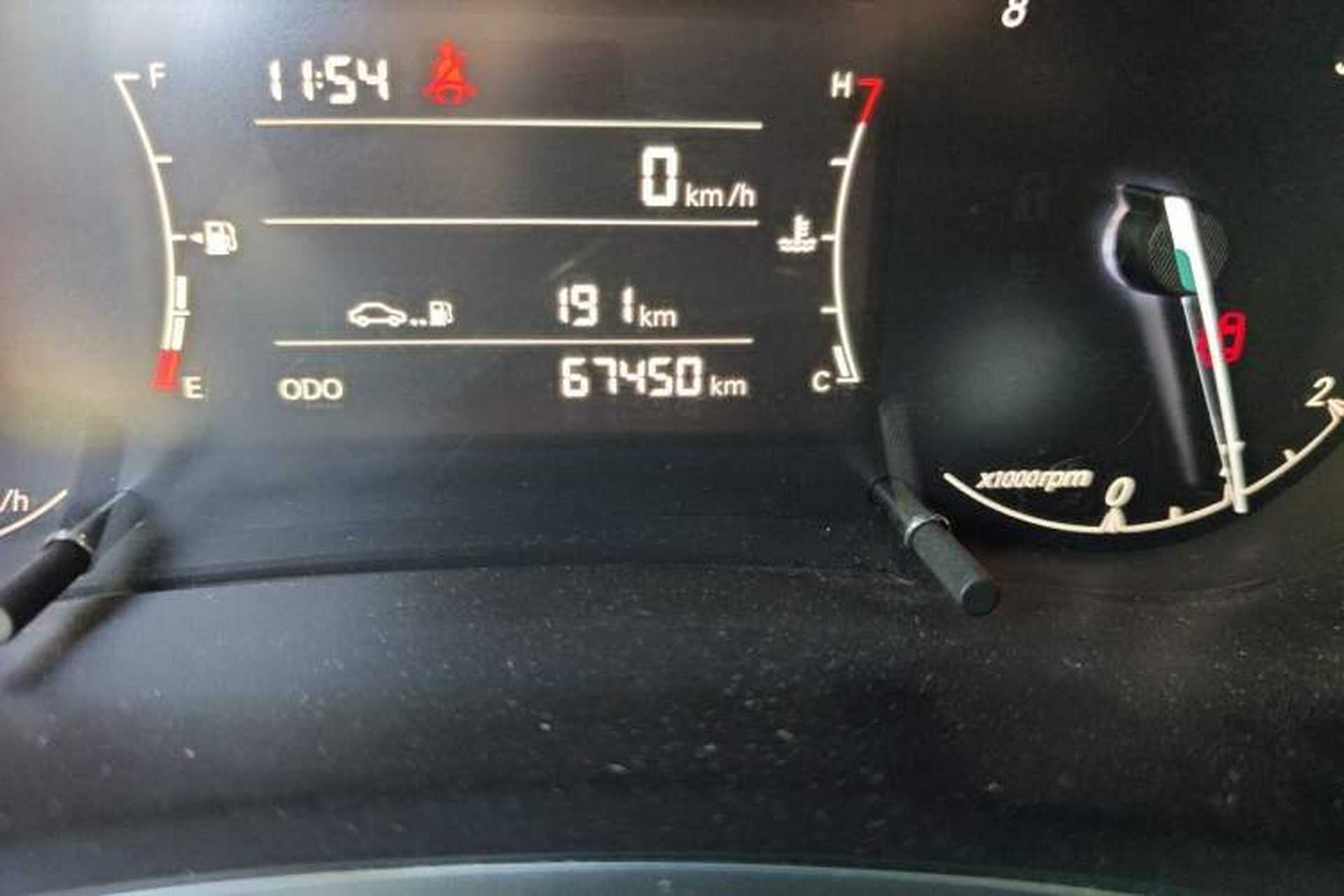 Used BAIC Senova D50 2018 1.5L Manual Luxury Intelligent Driving Version Odometer Close Up