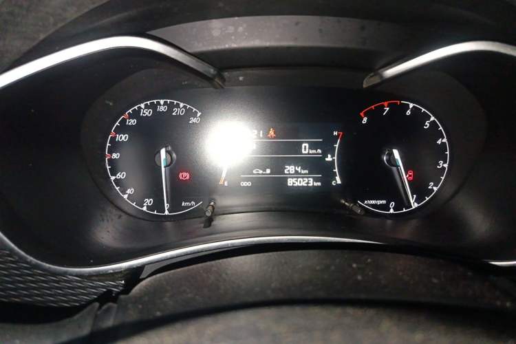 Used BAIC Senova D50 2018 1.5L CVT Luxury Intelligent Drive Edition Odometer Close Up