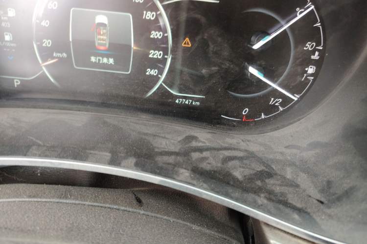 Used BAIC Senova D50 2018 1.5L CVT Prestige Smart Connectivity Edition Odometer Close Up