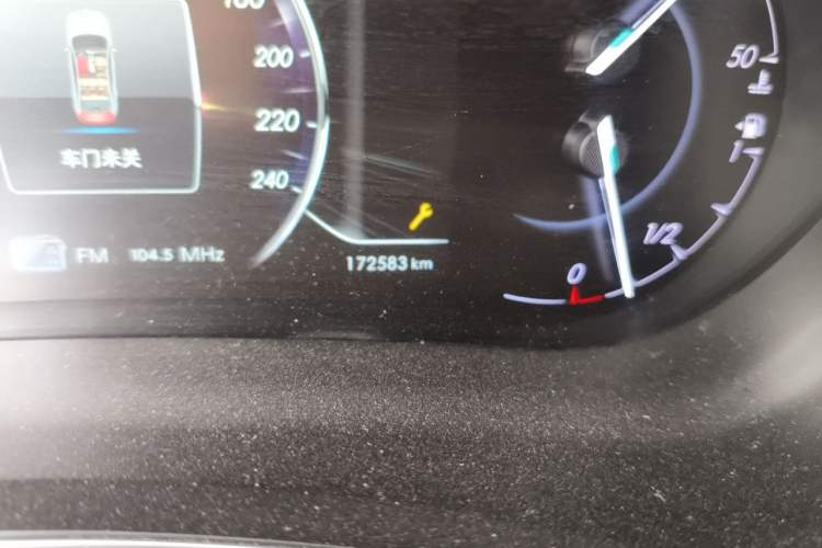 Used BAIC Senova D50 2018 1.5L Manual Prestige Intelligent Drive Edition Odometer Close Up