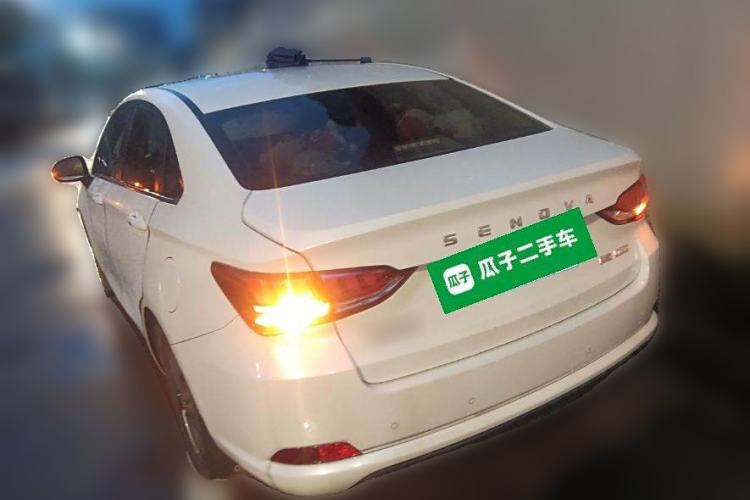Used BAIC Senova D50 2018 1.5L Manual Luxury Intelligent Driving Version Rear Left 45 Deg