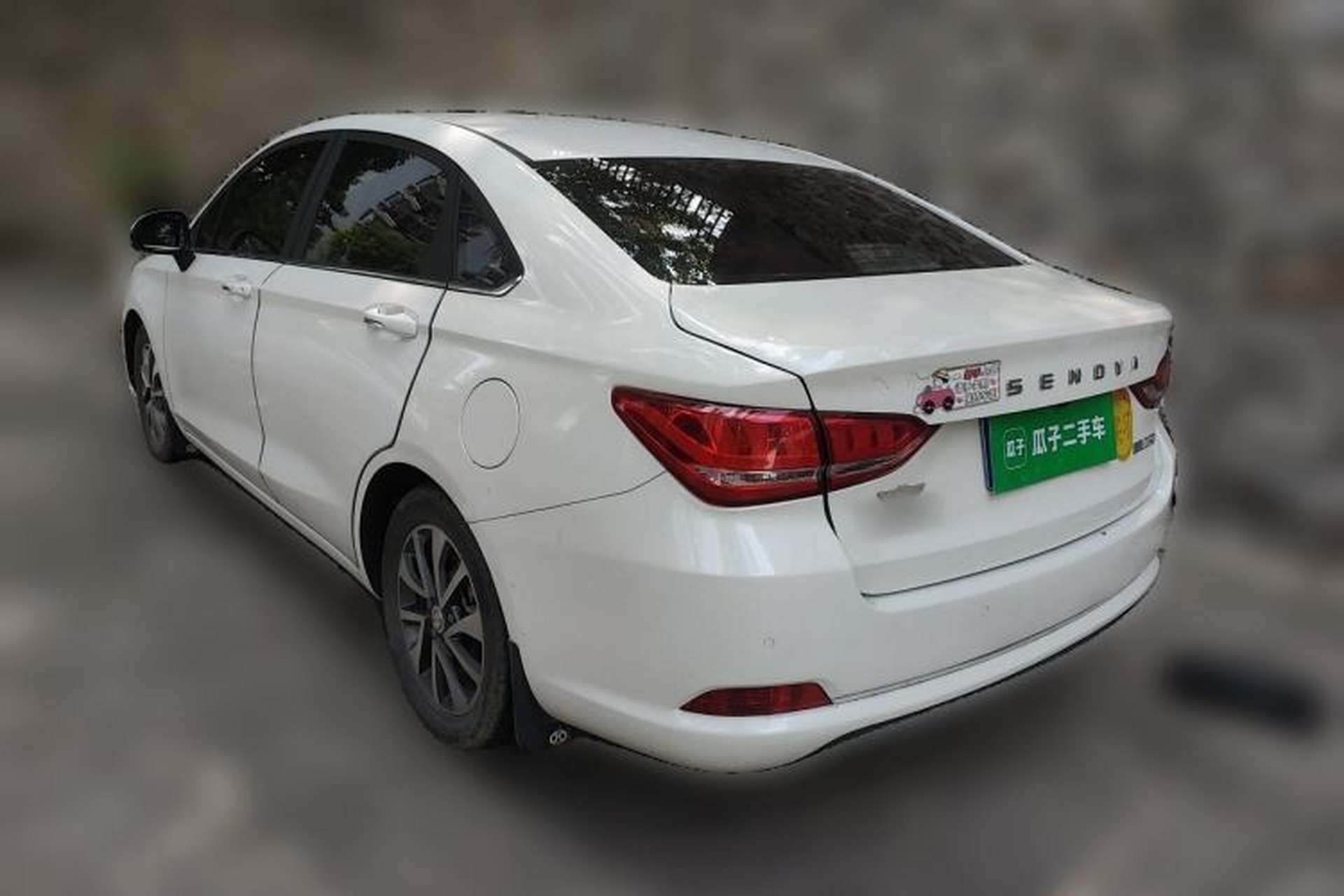 Used BAIC Senova D50 2018 1.5L CVT Prestige Intelligent Drive Edition Rear Left 45 Deg