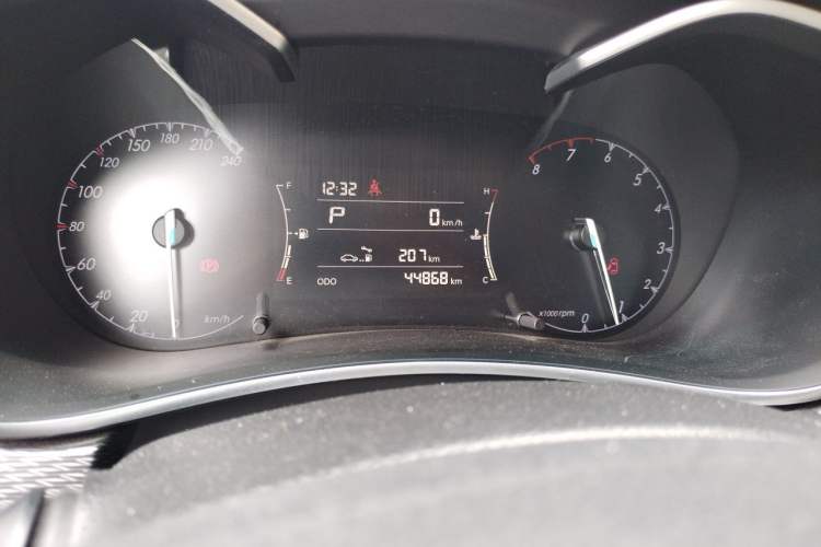 Used BAIC Senova D50 2019 1.5L CVT Luxury Edition China V Odometer Close Up