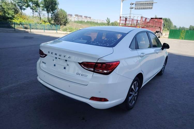 Used BAIC Senova D50 2019 1.5T CVT Prestige Edition China VI Rear Right 45 Deg