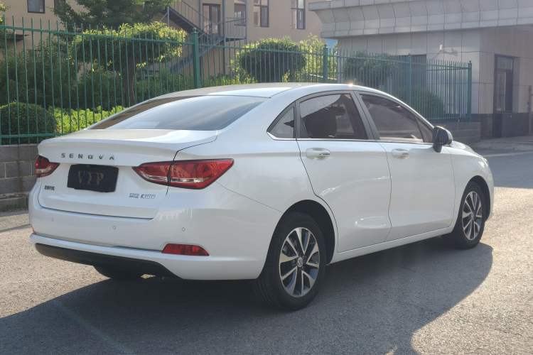 Used BAIC Senova D50 2019 1.5T CVT Prestige Edition China VI Rear Right 45 Deg