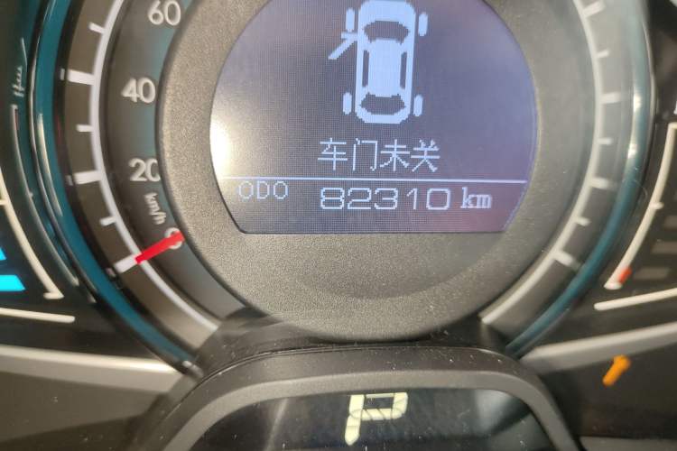 Used BAIC Senova D60 2014 1.8T Automatic Elite Model Odometer Close Up