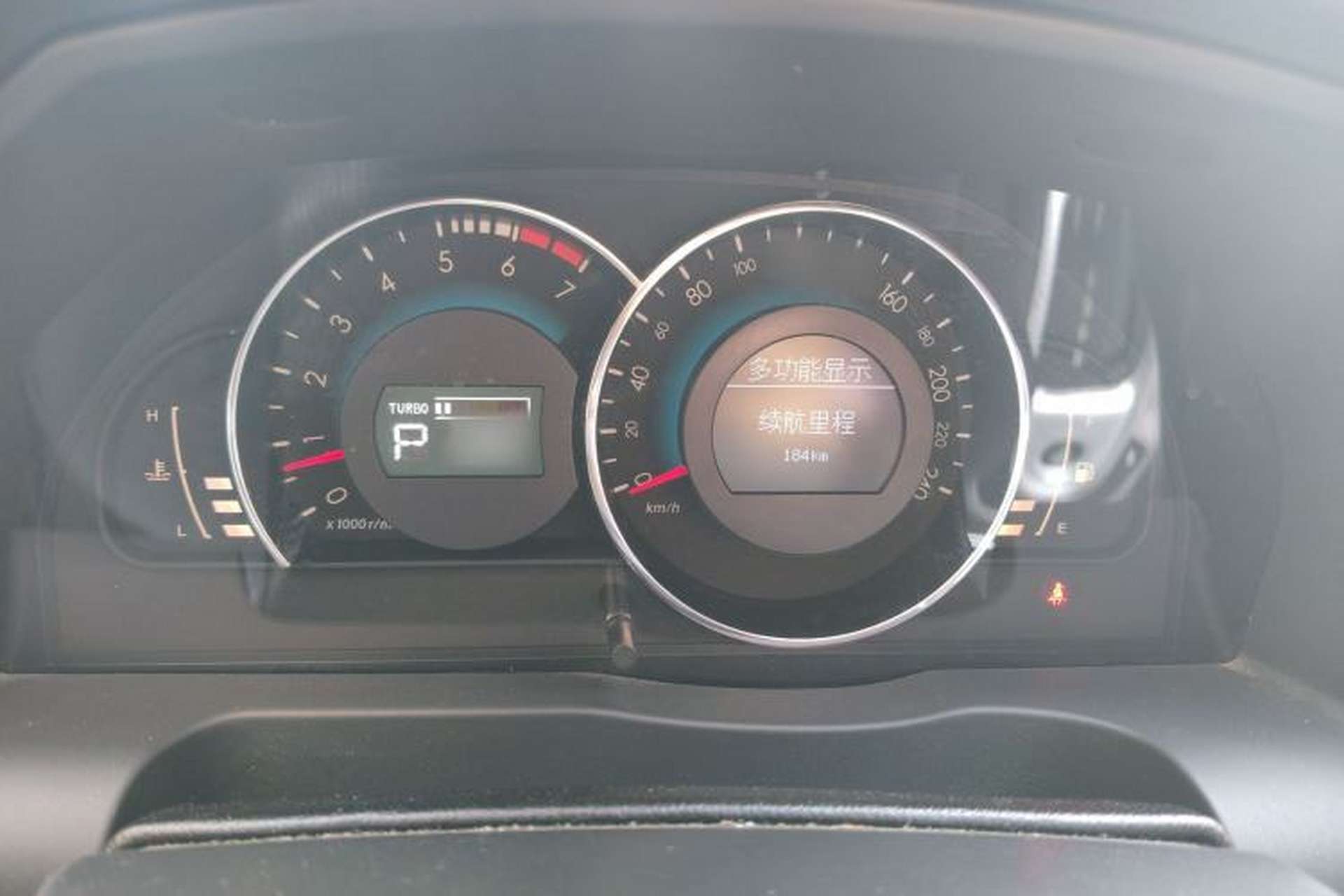 Used BAIC Senova D70 2018 Performance Version 1.8T Comfort Version Instrument Cluster