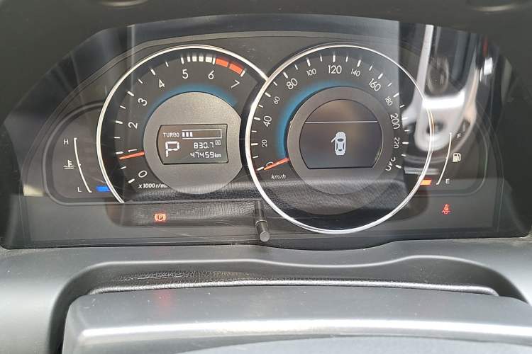Used BAIC Senova D70 2018 Performance Version 1.8T Comfort Version Odometer Close Up