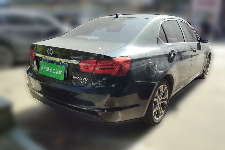 Used BAIC Senova D70 2018 Performance Version 1.8T Comfort Version Rear Right 45 Deg