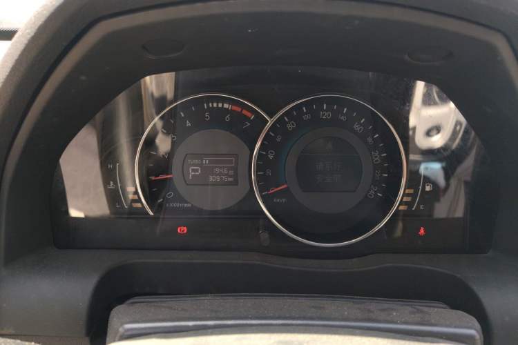 Used BAIC Senova D70 2018 Performance Version 1.8T Comfort Version Instrument Cluster