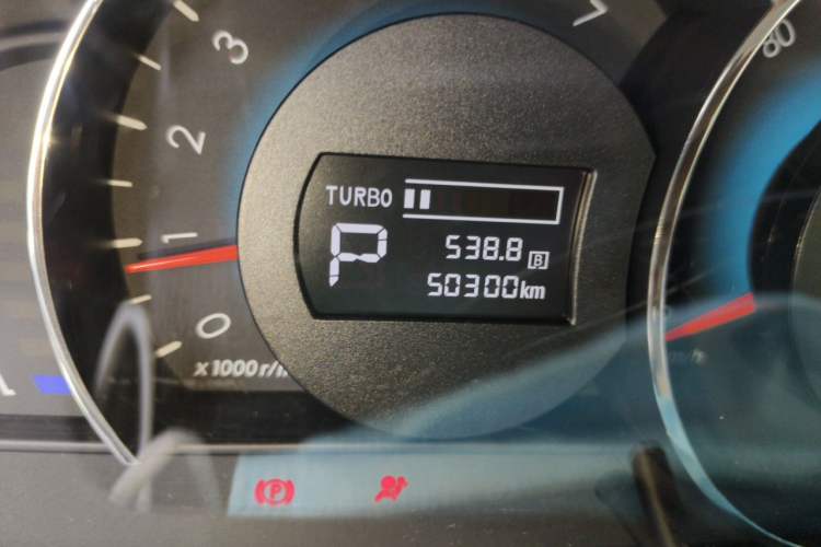 Used BAIC Senova D70 2018 Performance Version 1.8T Comfort Version Odometer Close Up