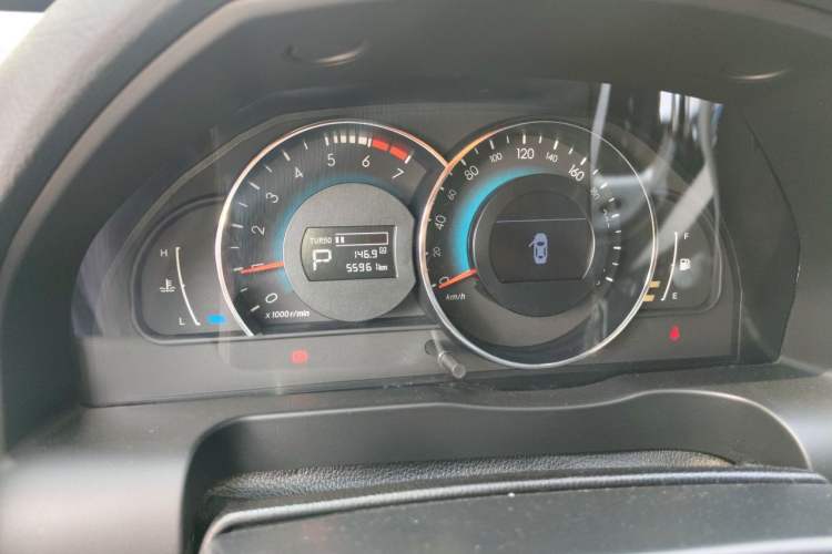 Used BAIC Senova D70 2018 Performance Version 1.8T Comfort Version Odometer Close Up