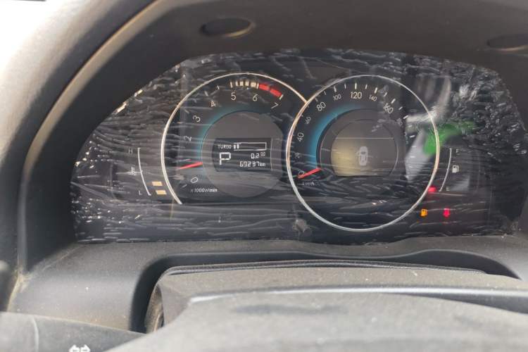 Used BAIC Senova D70 2018 Performance Version 1.8T Comfort Version Odometer Close Up