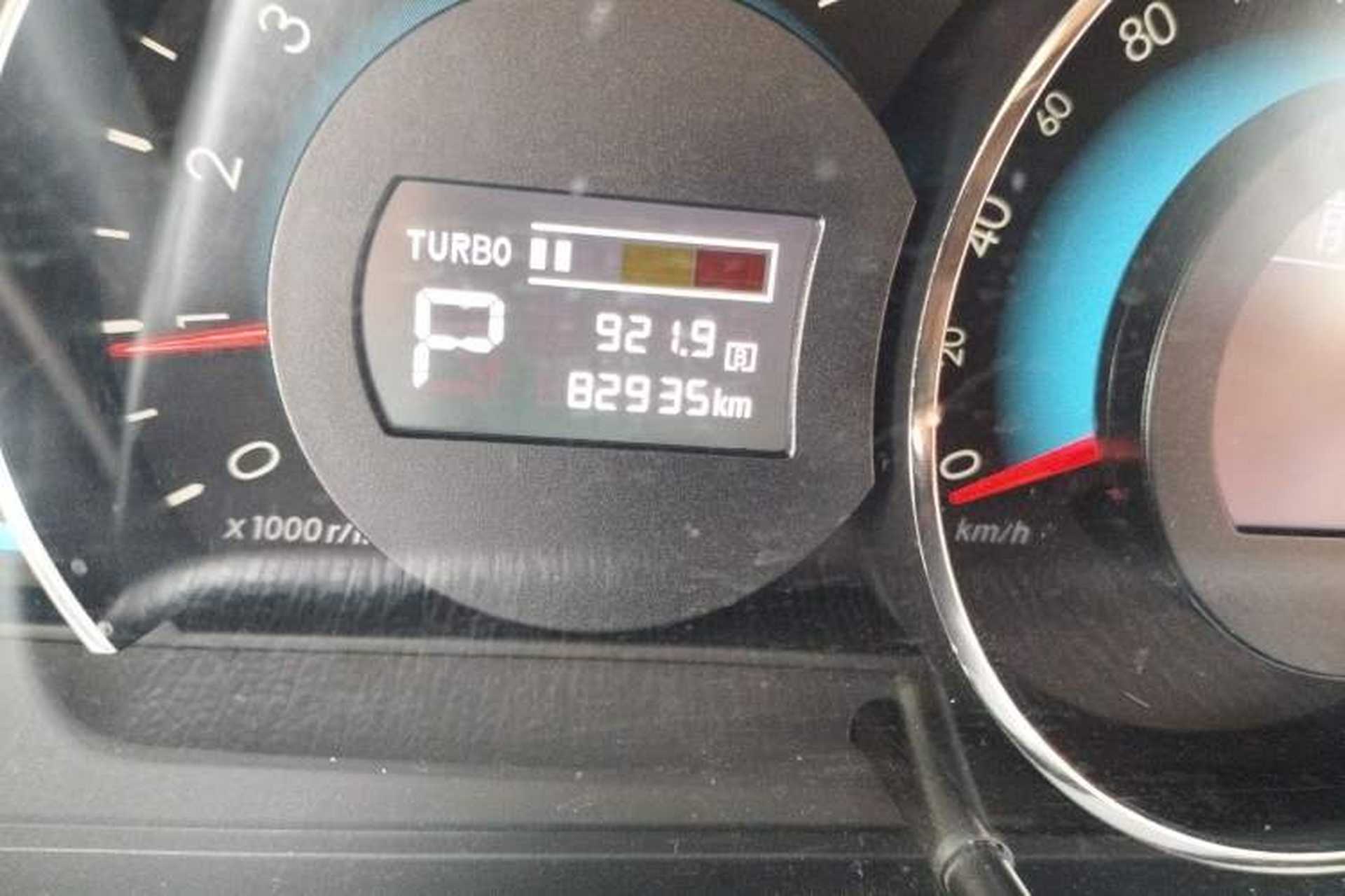 Used BAIC Senova D70 2018 Performance Version 1.8T Comfort Version Odometer Close Up