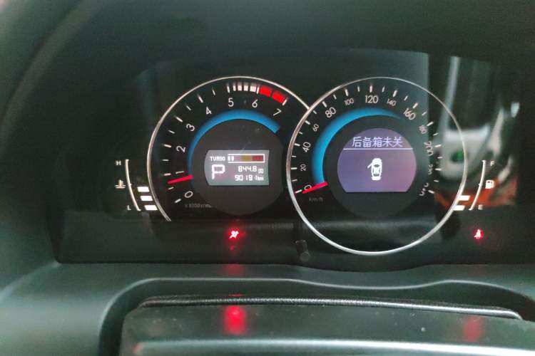 Used BAIC Senova D70 2018 Performance Version 1.8T Comfort Version Odometer Close Up