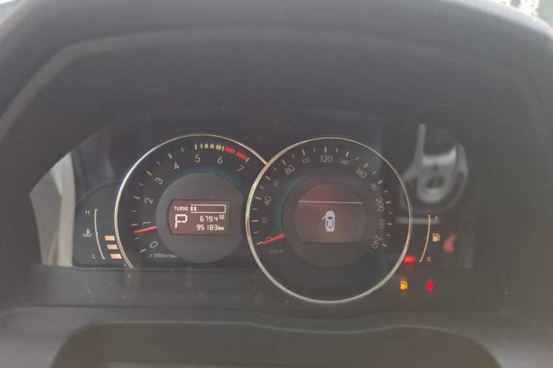 Used BAIC Senova D70 2018 Performance Version 1.8T Comfort Version Odometer Close Up