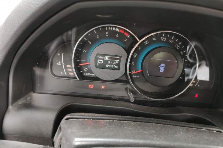 Used BAIC Senova D70 2018 Performance Version 1.8T Comfort Version Odometer Close Up
