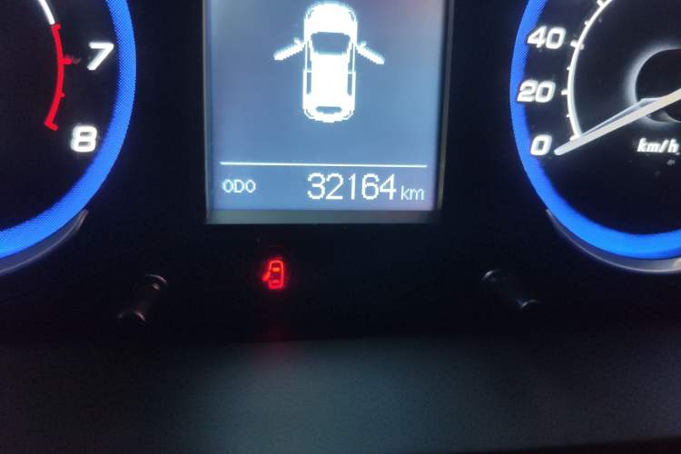 Used BAIC Senova X25 2015 1.5L Automatic Elite Model Odometer Close Up
