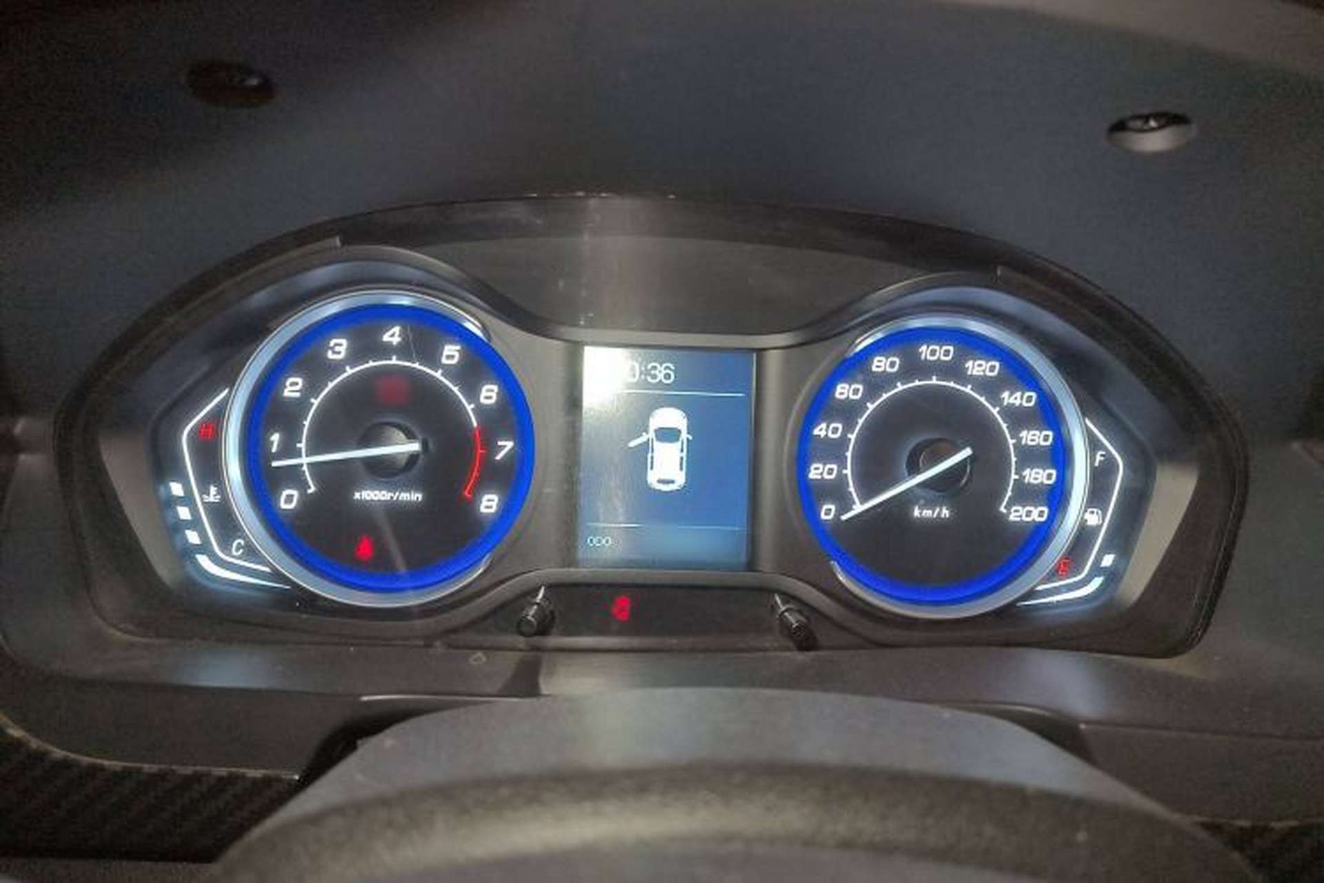 Used BAIC Senova X25 2015 1.5L Manual Elite Edition Instrument Cluster