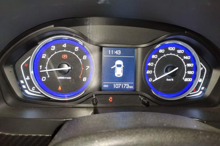 Used BAIC Senova X25 2015 1.5L Manual Elite Edition Instrument Cluster