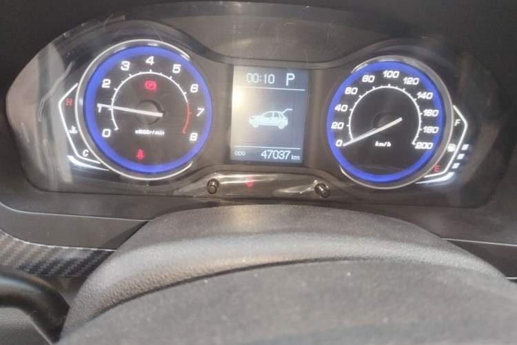 Used BAIC Senova X25 2015 1.5L Automatic Elite Model Odometer Close Up