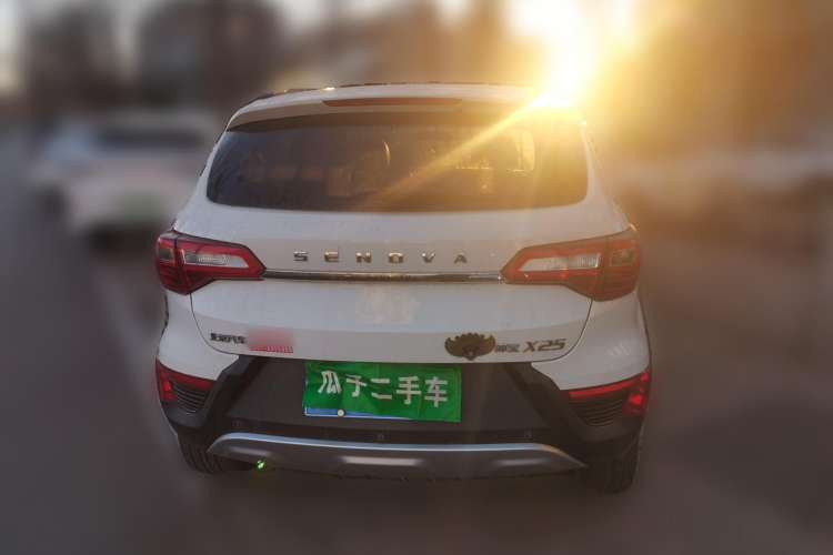Used BAIC Senova X25 2015 1.5L Manual Elite Edition Rear