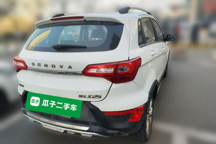 Used BAIC Senova X25 2015 1.5L manual Comfort trim level Rear Right 45 Deg