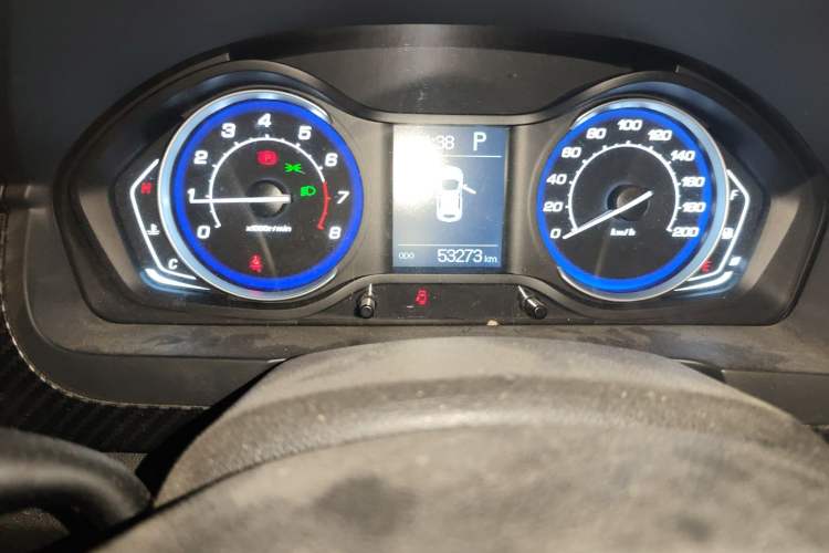 Used BAIC Senova X25 2017 1.5L Automatic Elite Navigation Edition Odometer Close Up