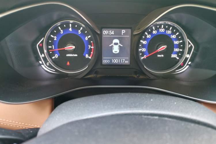 Used BAIC Senova X35 2016 1.5L Automatic Luxury Edition Odometer Close Up