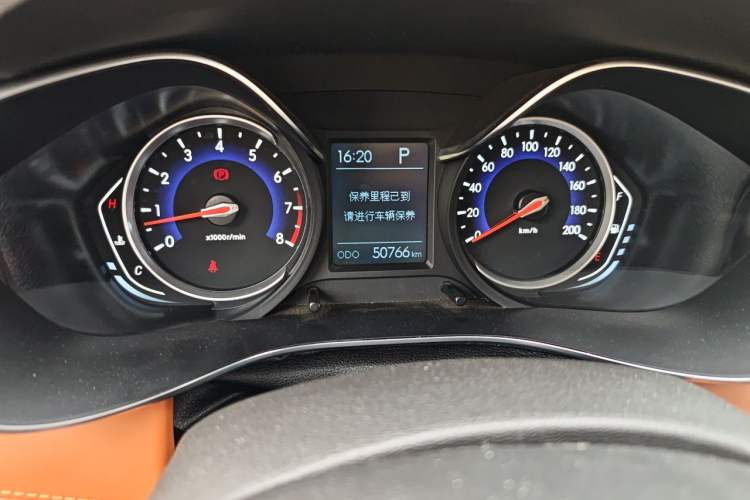 Used BAIC Senova X35 2016 1.5L Automatic Luxury Edition Odometer Close Up