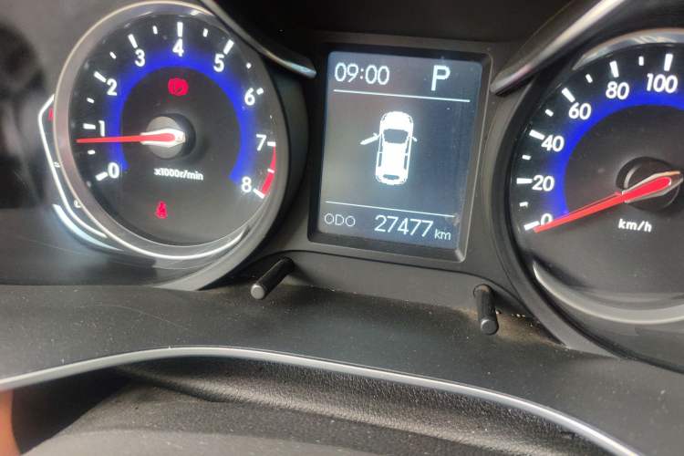 Used BAIC Senova X35 2016 1.5L Automatic Prestige Edition Odometer Close Up