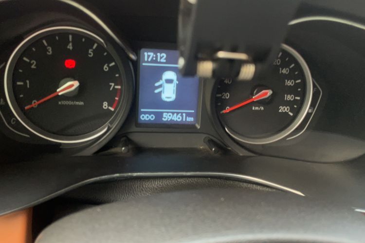 Used BAIC Senova X35 2016 1.5L Automatic Elite Edition Odometer Close Up