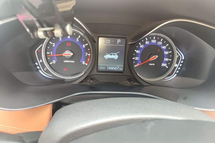 Used BAIC Senova X35 2016 1.5L Automatic Luxury Edition Odometer Close Up