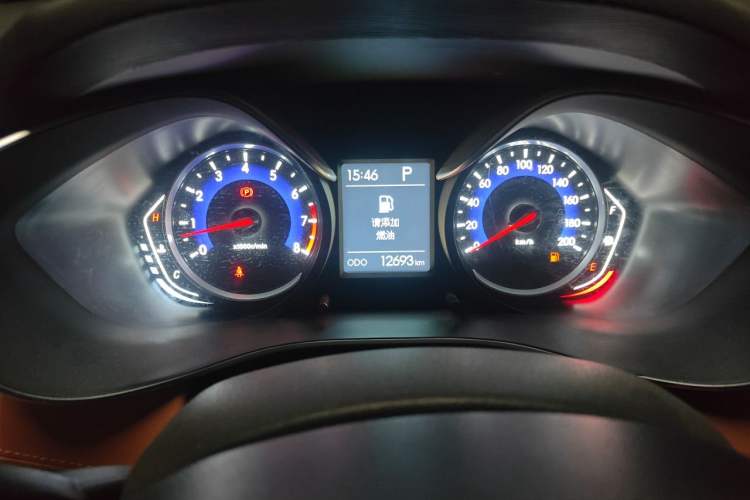 Used BAIC Senova X35 2016 1.5L Automatic Luxury Edition Odometer Close Up