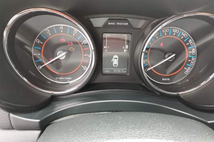 Used BAIC Senova X55 2016 1.5L Manual Elite Edition Odometer Close Up