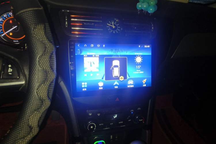 Used BAIC Senova X55 2016 1.5T CVT Luxury Edition Audio And AC Panel