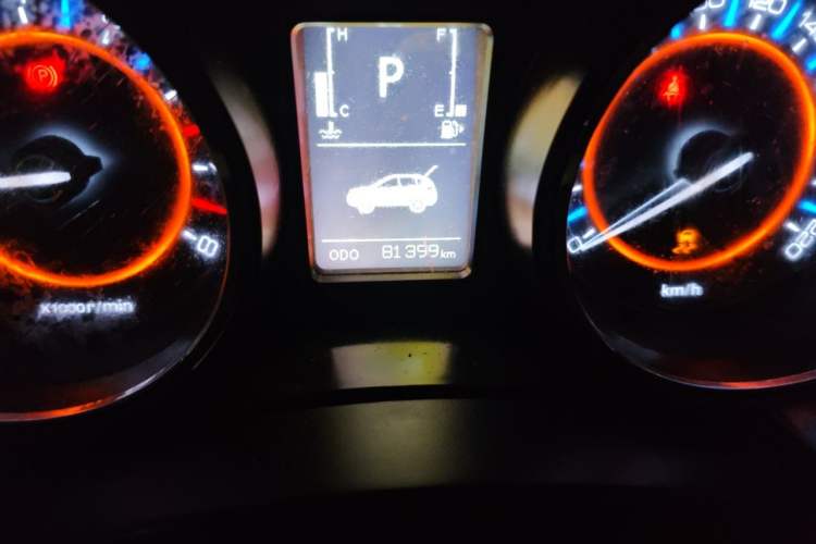 Used BAIC Senova X55  Odometer Close Up
