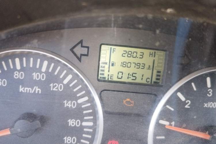 Used BAIC Weiwang 205 2013 1.0L Joy version Odometer Close Up