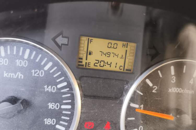 Used BAIC Weiwang 205 2013 1.0L Joy version Odometer Close Up