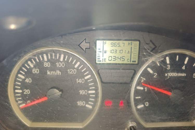 Used BAIC Weiwang 205 2013 1.0L Joy version Odometer Close Up