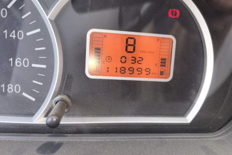 Used BAIC Weiwang 306  Odometer Close Up