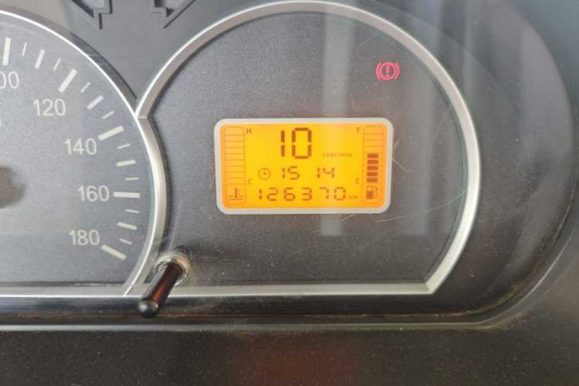 Used BAIC Weiwang 306  Odometer Close Up