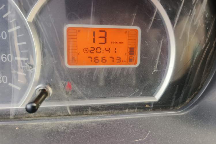 Used BAIC Weiwang 306 2016 1.2L Basic Version 7 Seats A12 China IV Emission Standard Odometer Close Up
