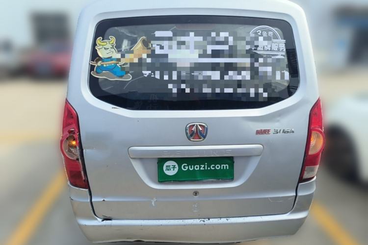 Used BAIC Weiwang 306 2016 1.2L Basic Version 7 Seats A12 China V Emission Standard Rear