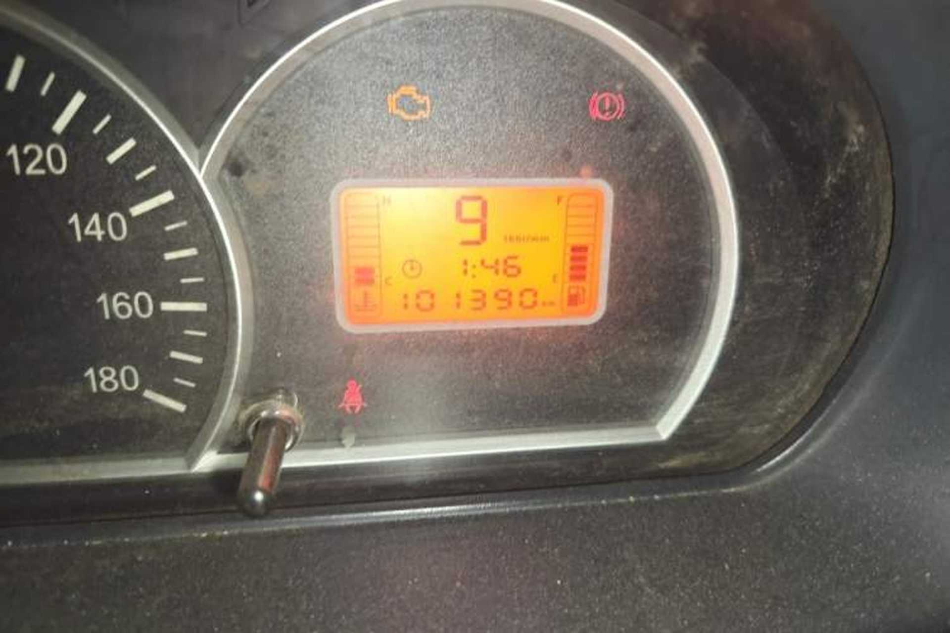 Used BAIC Weiwang 306 2016 1.2L Basic Version 7 Seats A12 China V Emission Standard Odometer Close Up