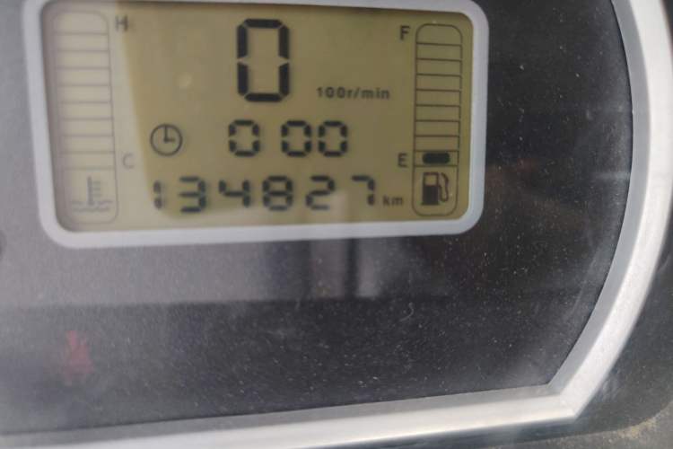 Used BAIC Weiwang 307 2014 1.2L Standard A12 Odometer Close Up
