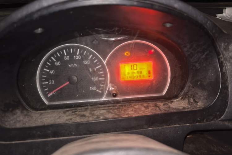 Used BAIC Weiwang 307 2014 1.2L Standard A12 Odometer Close Up